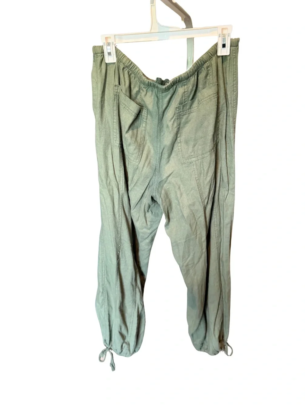 Wild Fable Olive Green Drawstring Casual Pants